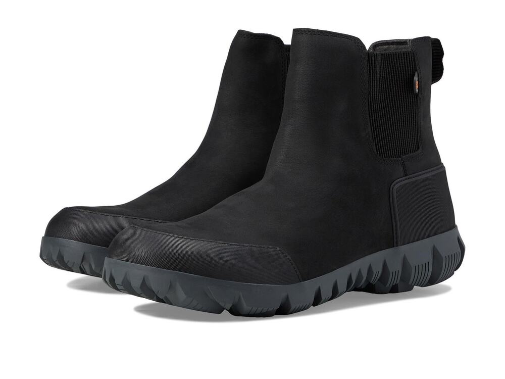 BOGS ARCATA URBAN LEATHER CHELSEA BLACK 14 D (M)